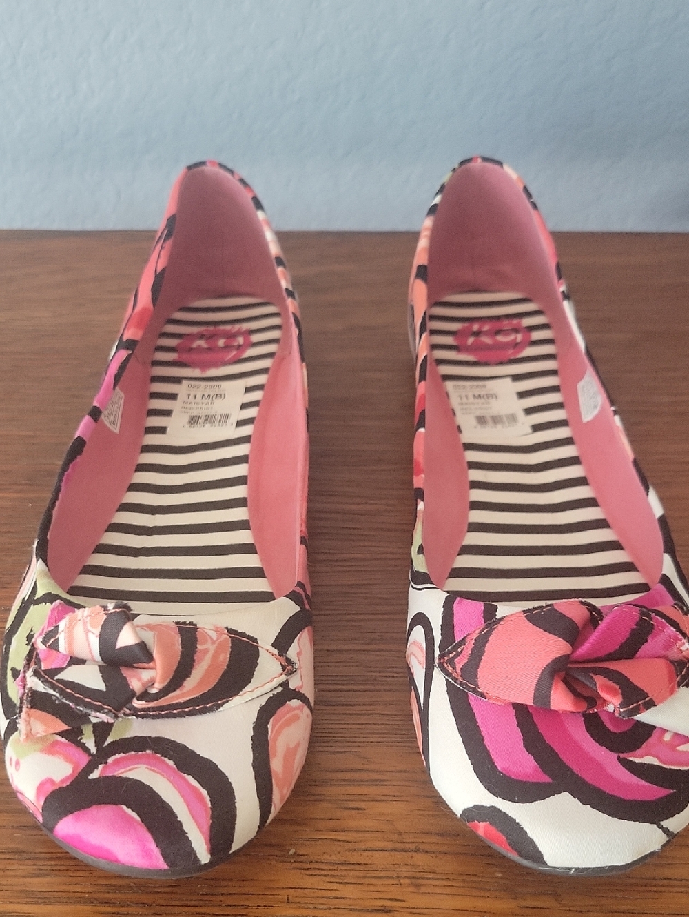 **NEW** K9 Women’s Floral Pink Patterned Ballet Flats | Size: 11